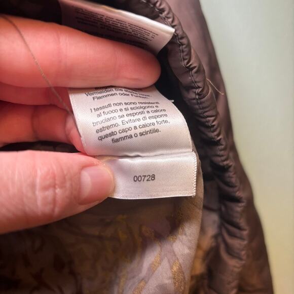 Columbia Women’s Mocha Brown Embroidered Puffer Jacket Size Small - Picture 7 of 13